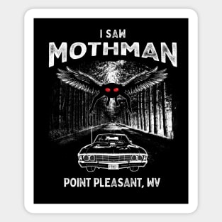 I Saw Mothman, Point Pleasant, WV 1966 Sticker